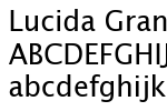 Lucida Grande