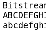 Bitstream Vera Sans Mono
