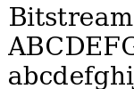 Bitstream Vera Serif