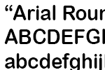 Arial Rounded Mt Bold