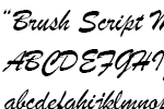 Brush Script Mt Italic