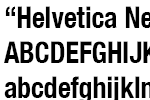 Helvetica Neue Condensed Bold